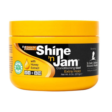 Shine ’n Jam Conditioning Gel – Extra Hold (8 oz) - ANNS BEAUTY SUPPLY